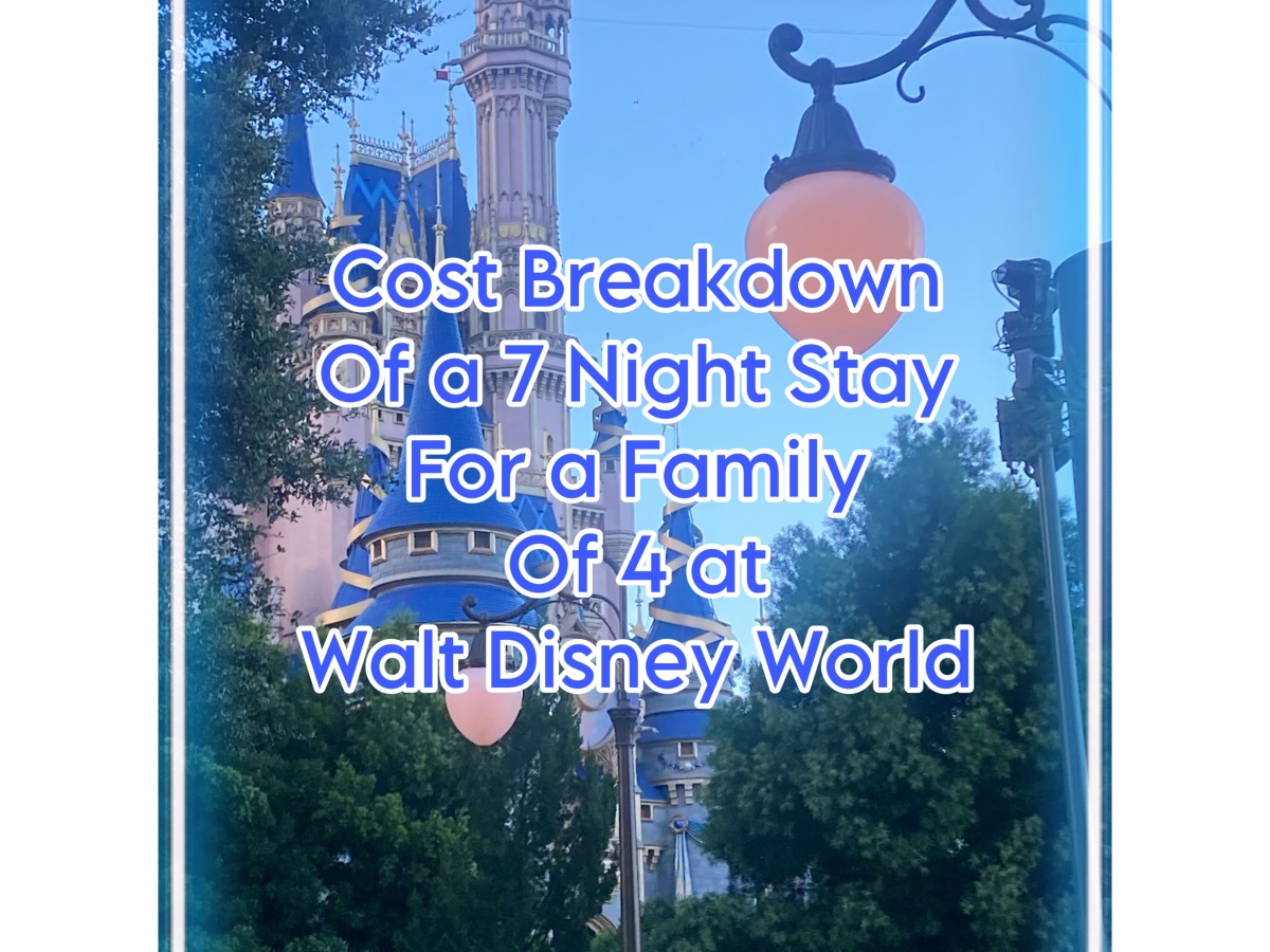 Cost breakdown For Family of 4 Vacationing at a Moderate Walt Disney World Resort This Summer!